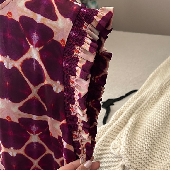 DR2 Purple Patterned Women's Top - Picture 4 of 7